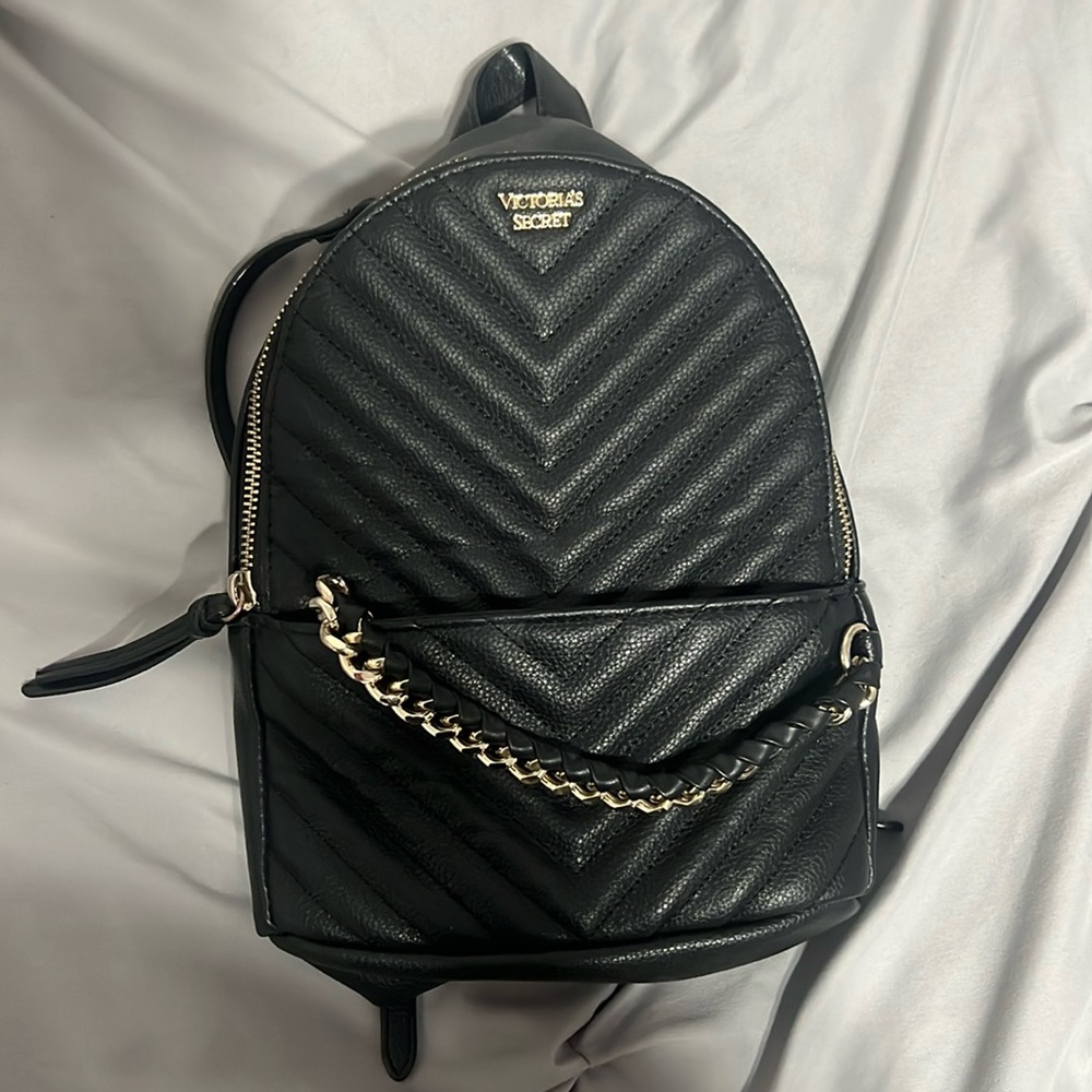 Black Mini Victoria Secret Backpack